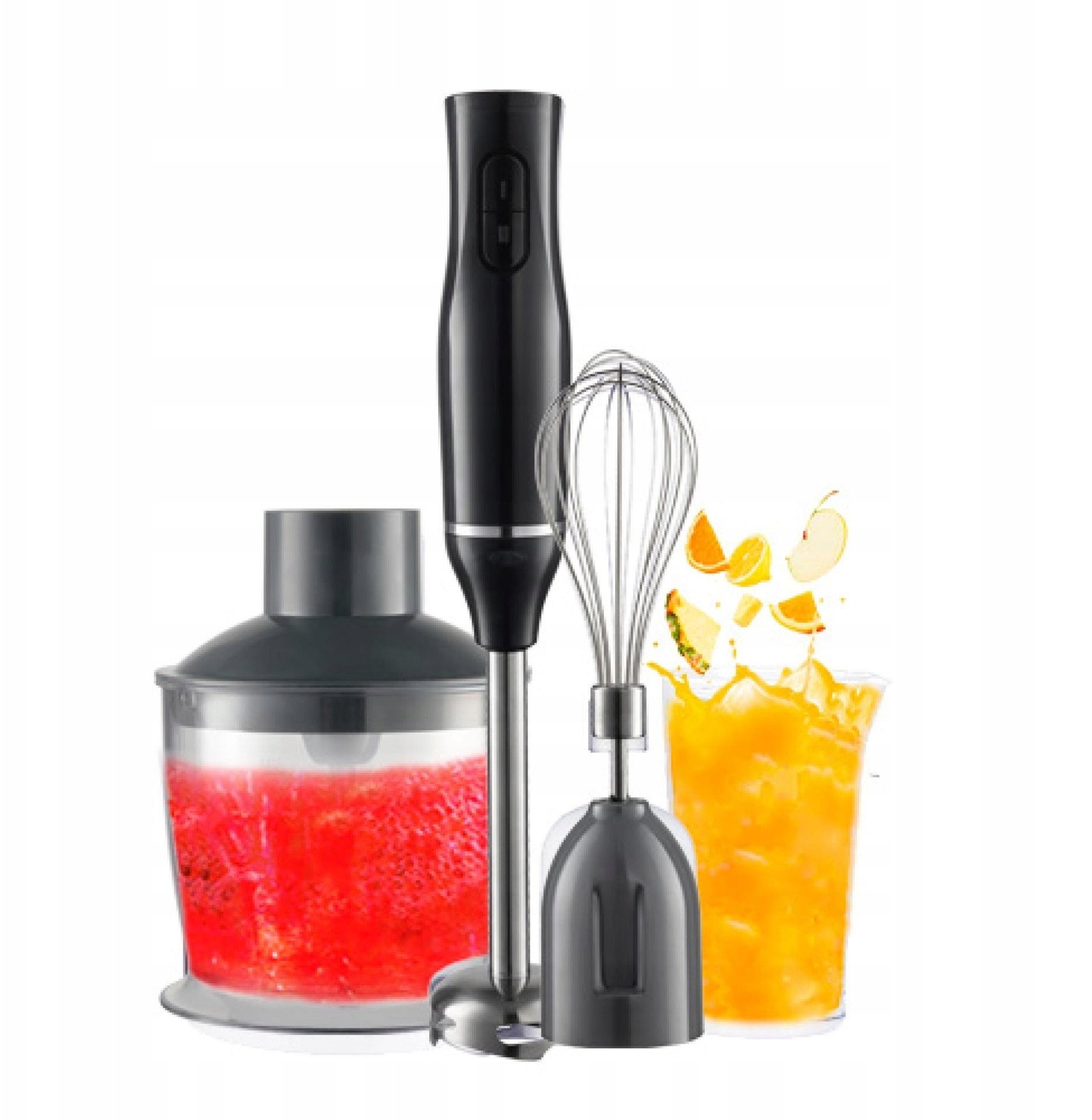 Blender ręczny-|Zestaw | Pojemnik 500ml | Pojemnik z miarką: 700ml