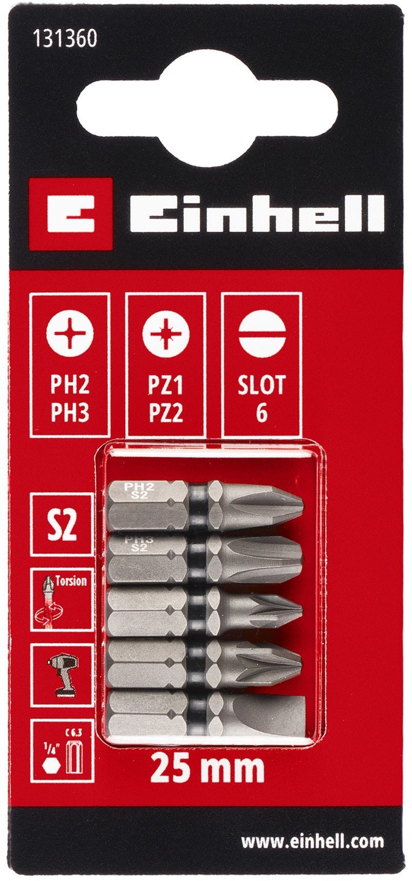 ZESTAW 5 BITÓW SKRĘTNYCH PH/PZ/SL S2
