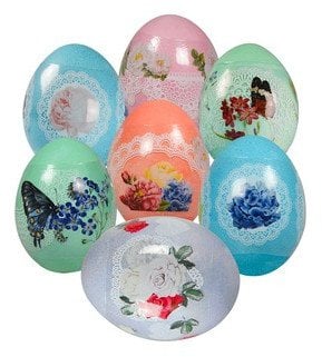 Owijki termokurczliwe na jajka koronkowe 9szt