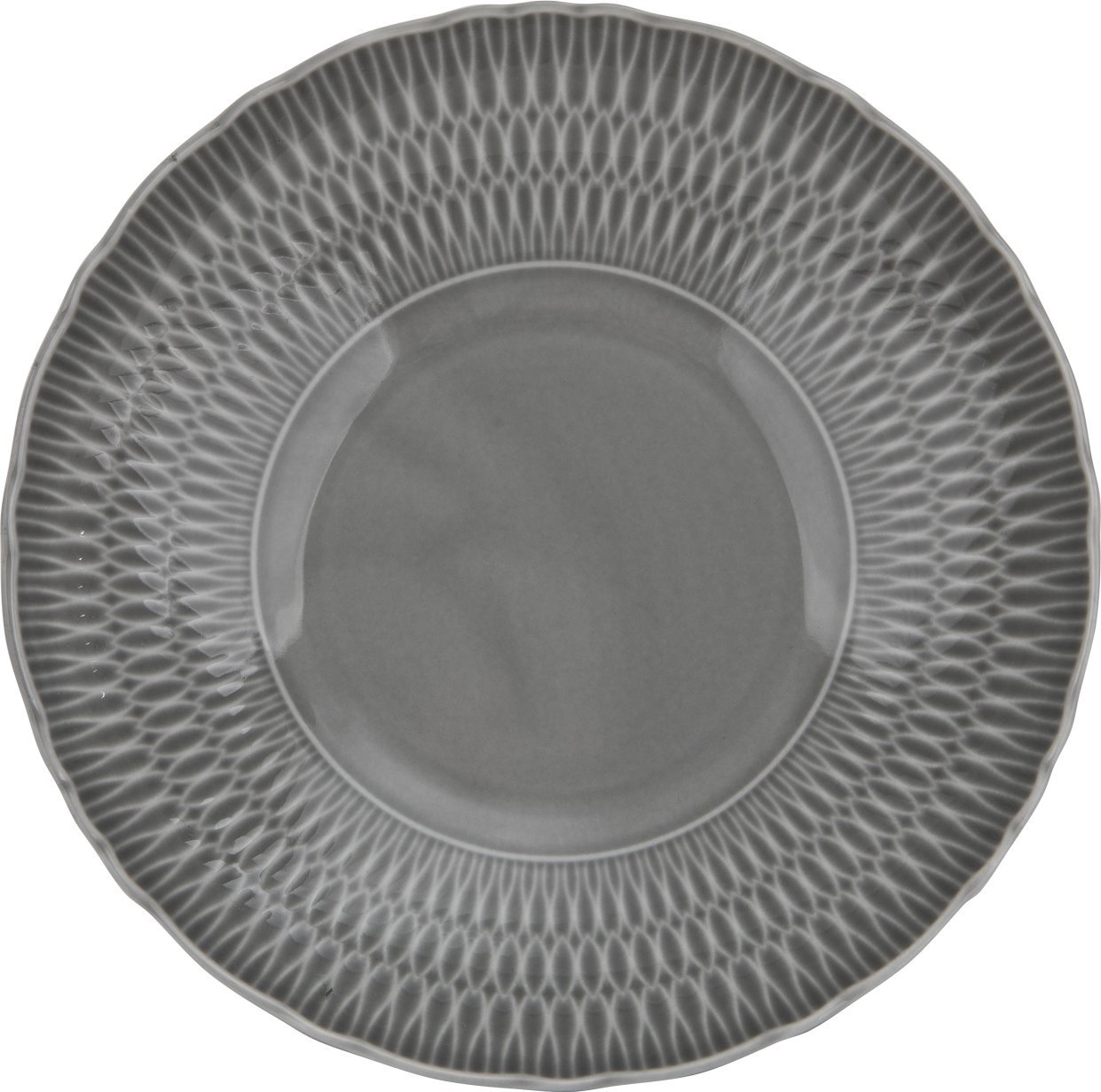 Ćmielów Talerz głęboki 22 cm Sofia Szara