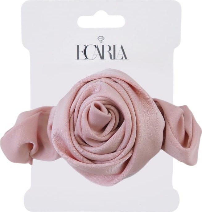 eCarla Gumka frotka z różą różowa na plakietce GUM163R