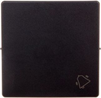 Kontakt-Simon 82 Klawisz pojedynczy przycisku, dzwonek, grafit (82017-38)