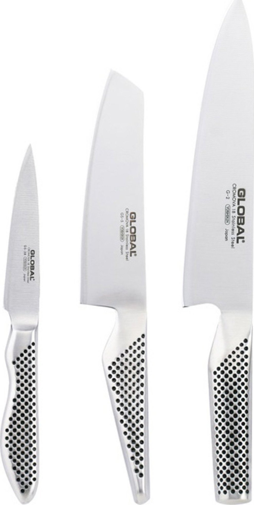 Global GLOBAL Peilių rinkinys 3 vnt. (G-2, GS-5, GS-38)