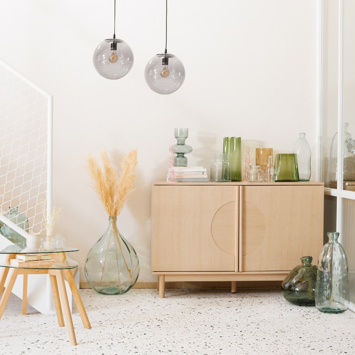 Komoda nowoczesna ARDEN, japandi, 119 x 40 x 80 cm