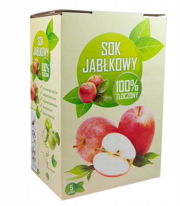 Sadvit KARTON NA SOK JABŁKOWY 100% TŁOCZONY