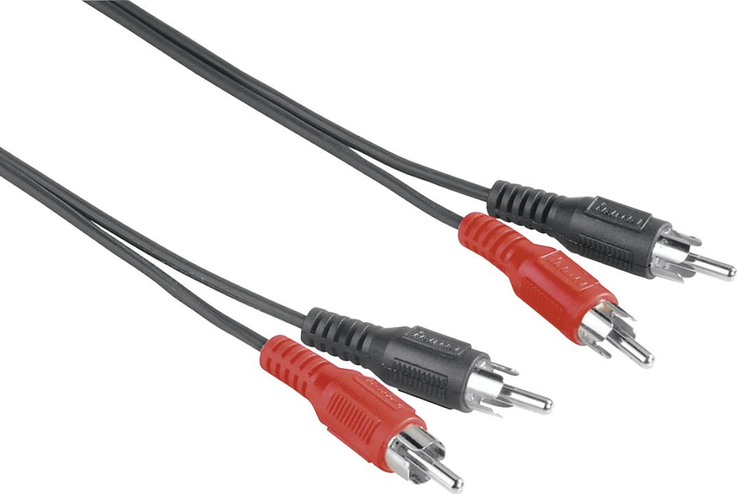 Kabel Hama RCA (Cinch) x2 - RCA (Cinch) x2 2.5m czarny (002050860000)