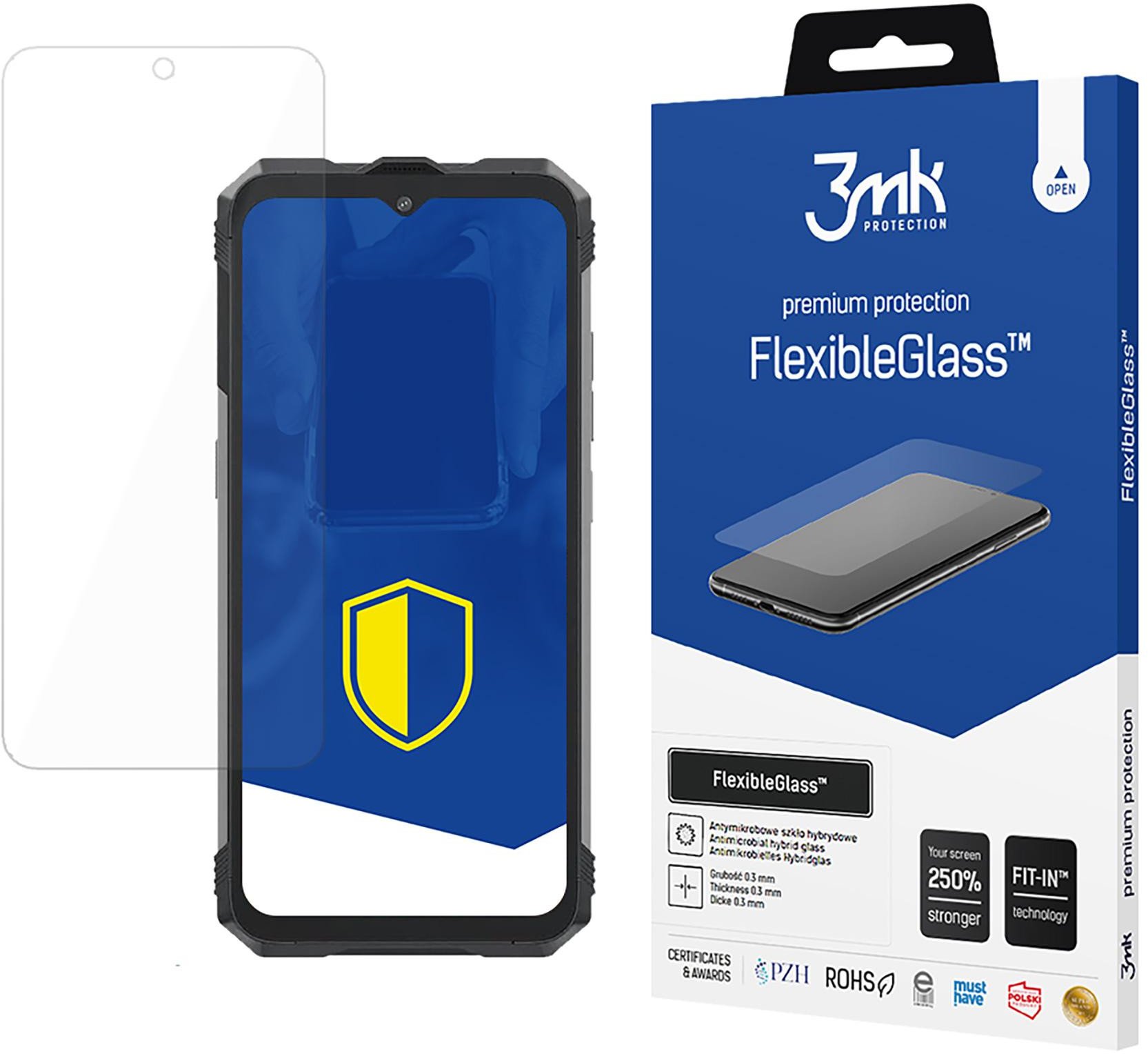 CUBOT KINGKONG AX - 3MK FLEXIBLEGLASS