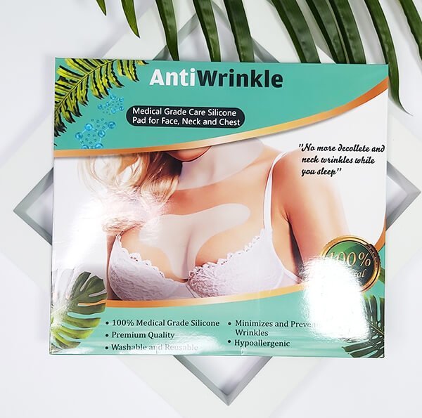 Silikonowe plastry przeciwzmarszczkowe na dekolt i szyję wielokrotnego użytku Yeye