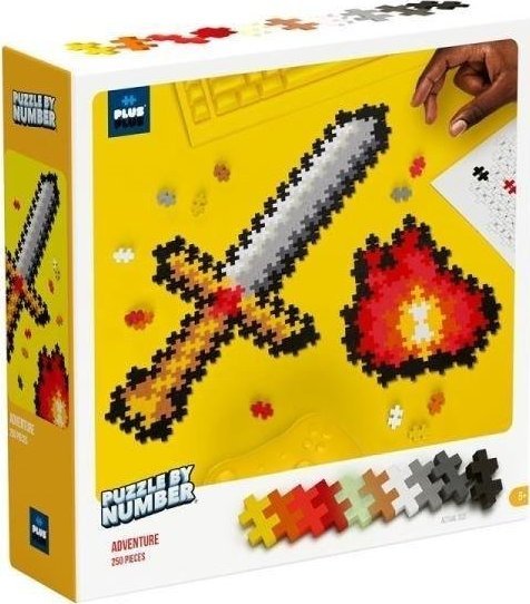 Plus Plus PLUS-PLUS PUZZLE BY NUMBER PRZYGODA- 250 ELEMENT?W
