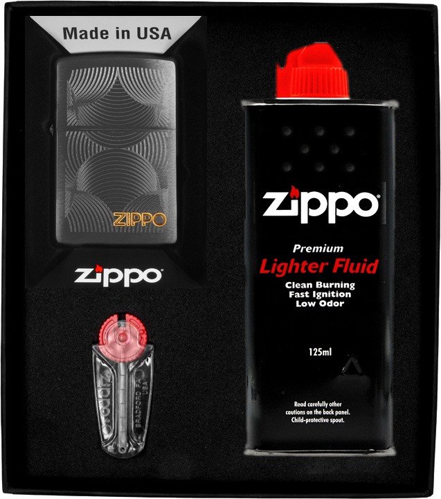 Zestaw ZIPPO Zapalniczka FANS DESIGN Prezentowy No1