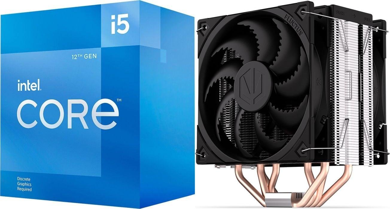Procesor Intel Core i5-12400F, 2.5 GHz, 18 MB (BX8071512400F) + Endorfy Fera 5 Dual Fan (EY3A006)