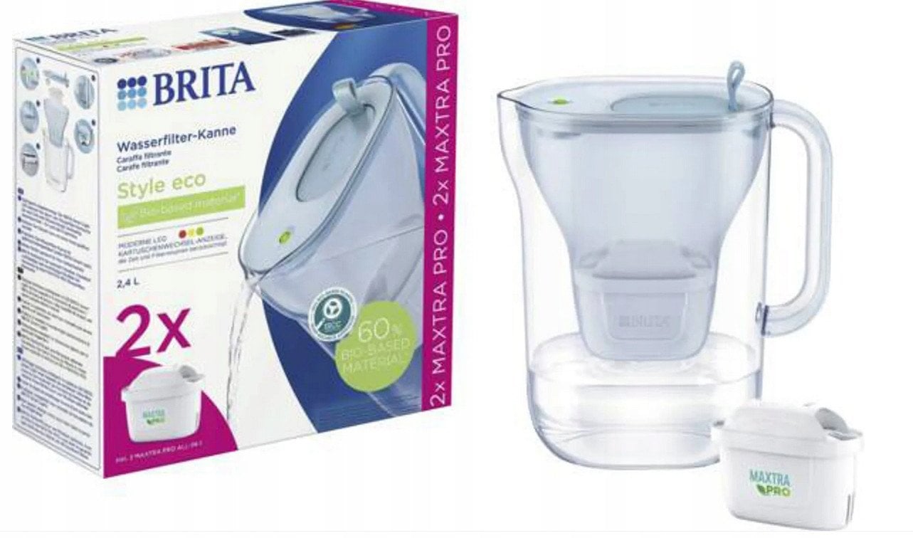 Dzbanek filtrujący Brita Style eco* lodowy niebieski w tym 2 MAXTRA PRO All-in-1