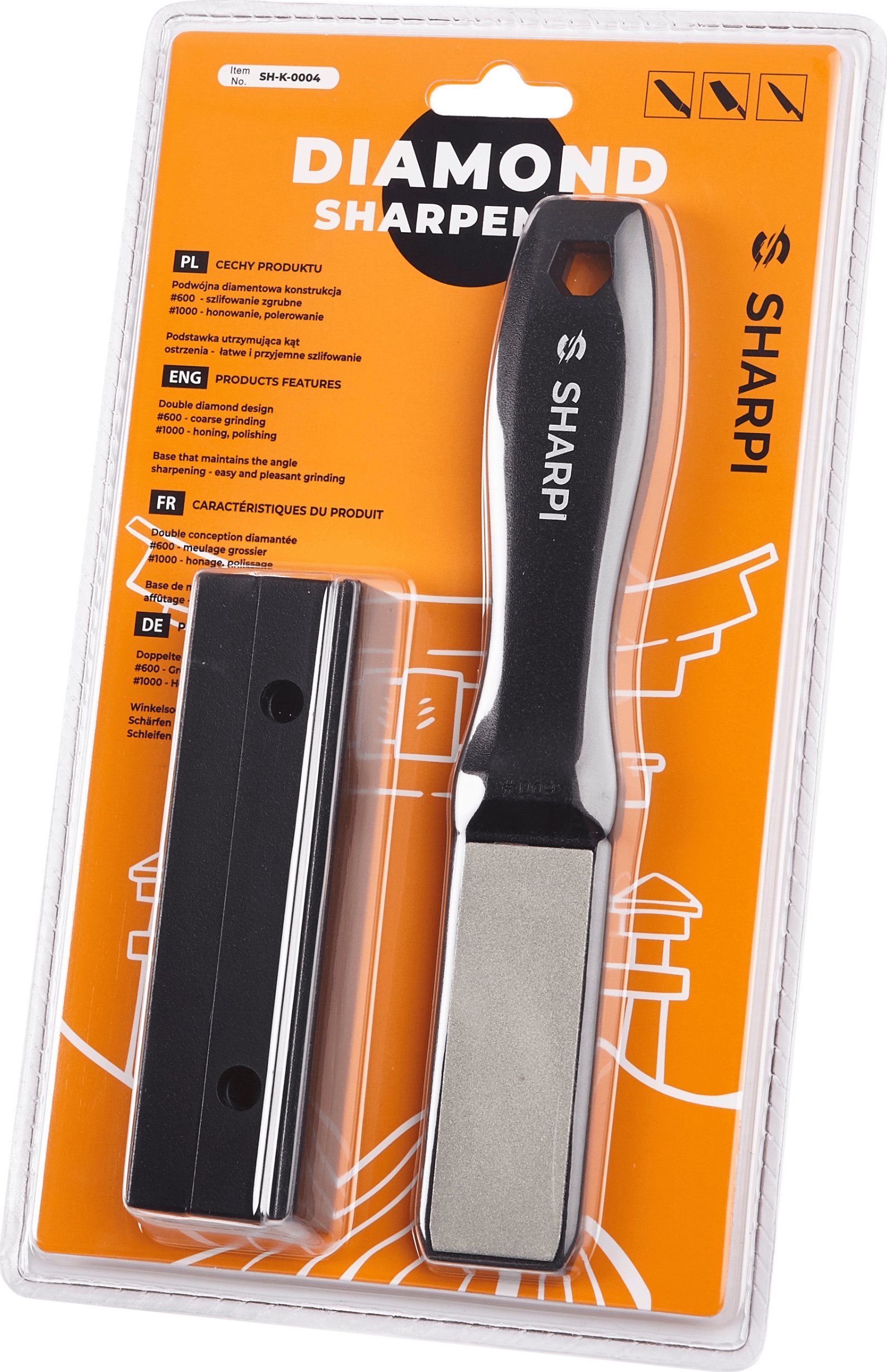 Sharpie Sharpi - Diamentowa Ostrzałka do Noży Kuchennych 600/1000