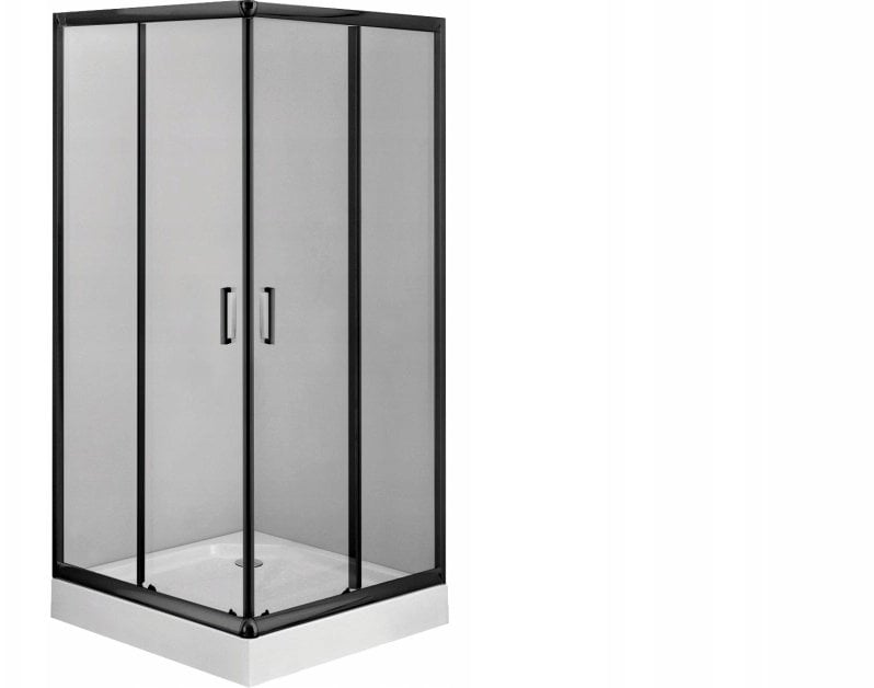 Kabina prysznicowa z brodzikiem kwadratowa 80 cm