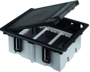 Kontakt-Simon Puszka SF podłogowa pojedyncza 2xK45 + SM102/9 szara (SF110/1)