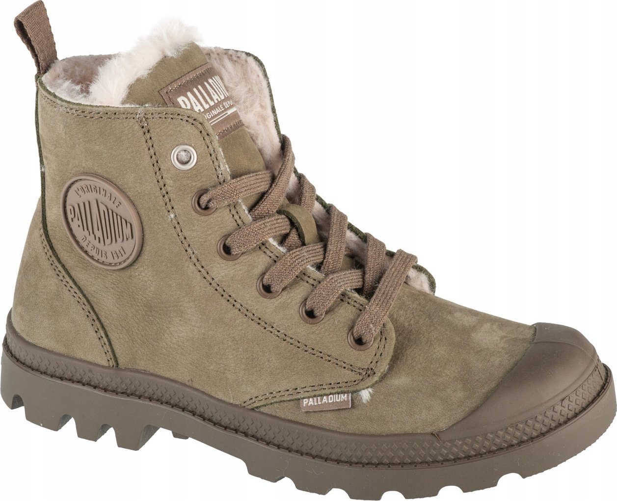 Buty trekkingowe męskie Palladium Palladium Pampa Hi Zip WL 95982-377-M Zielone 41