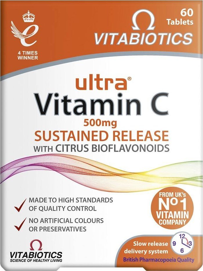 VITABIOTICS_Ultra Vitamin C suplement diety 60 tabletek
