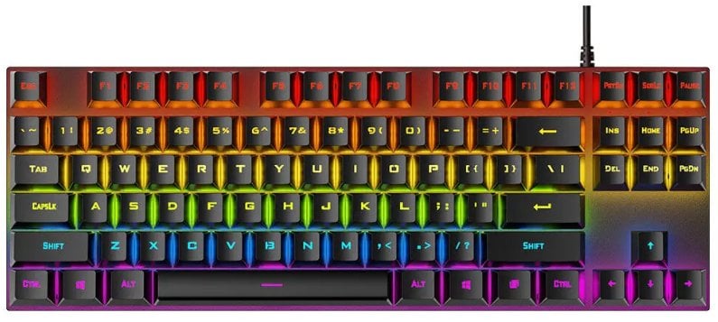 RoGer K80 Gaming Wired Mechanical Keyboard RGB / USB