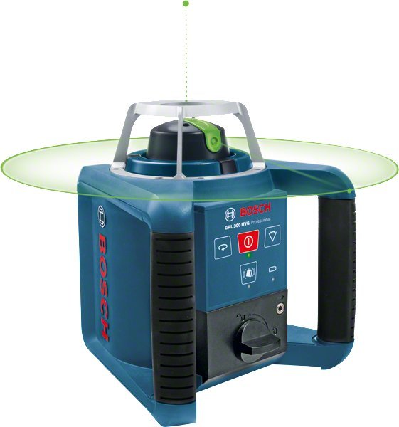 Bosch Bosch rotation laser GRL 300 HVG Professional, with holder (blue, case, green laser line)