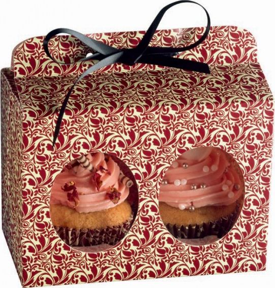 Kaiser Opakowanie prezentowe na 2 muffinki Flora