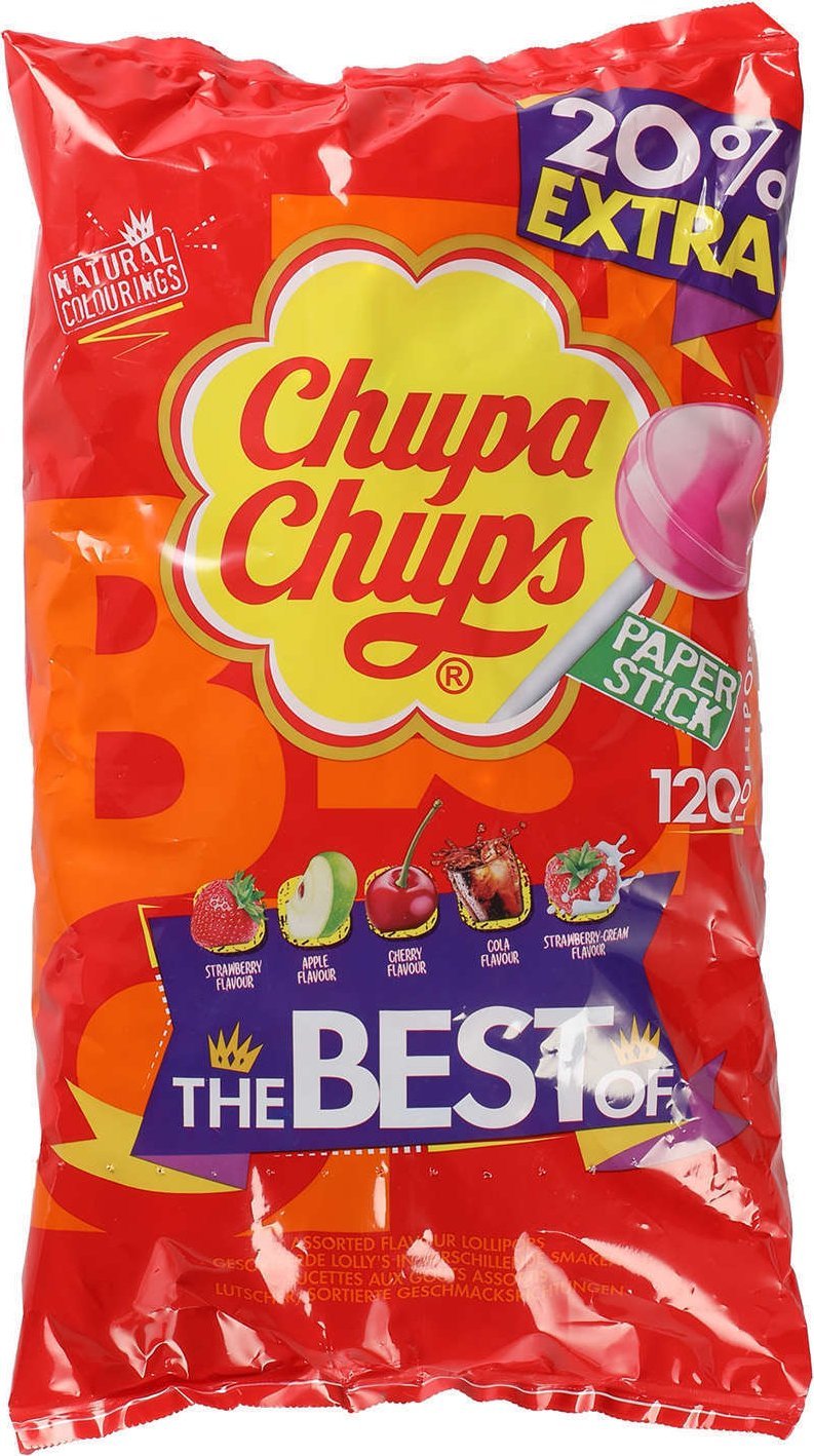 Toimittajan Brandi Chupa Chups Best of Lollipops 1440 g FI-SV-ET-LV-LT 120 vnt.