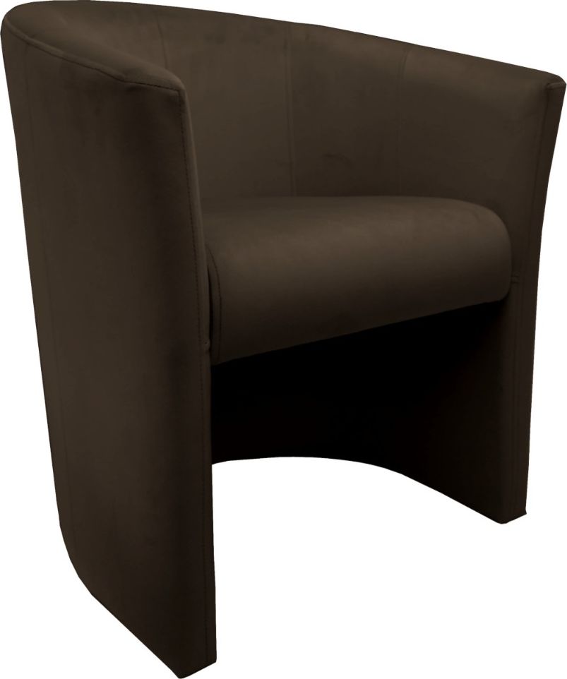 Atos Fotel MAROS VELVET brązowy nowoczesny do salonu ATOS