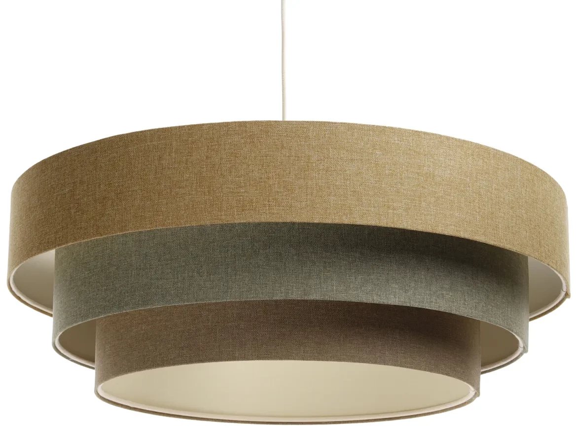 Lampa wisząca ERUTAN TRIPLE żółta/zielona/brązowa BPS KONCEPT