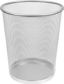 Kosz biurowy 29,5x34,5cm srebrny MemoBe