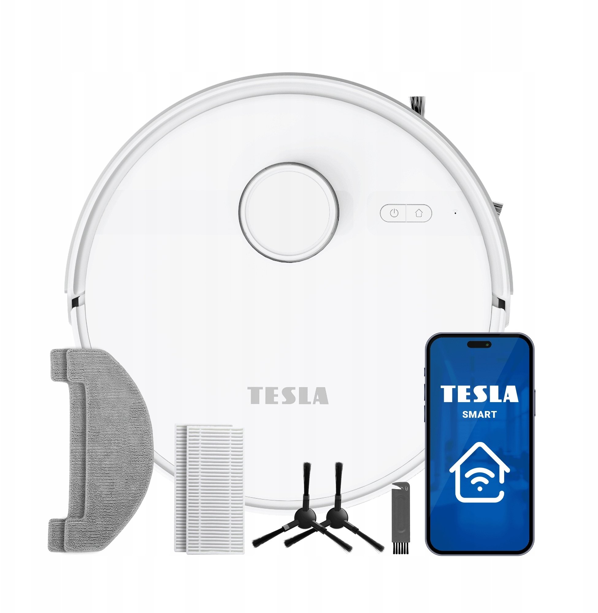 TESLA RoboStar iQ660 Sprzątający robot mopujący, biały