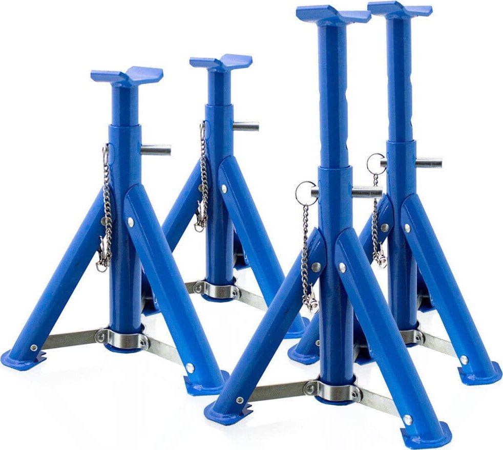 Bituxx Zestaw podstawek/kobyłek 2 tony 4 sztuki Podpory składane regulowane