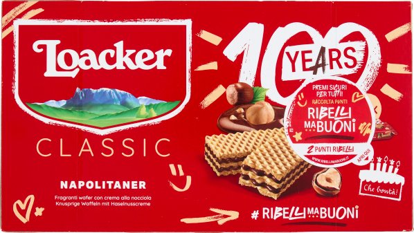 Wafelki Wafer Napolitaner 180g - Loacker