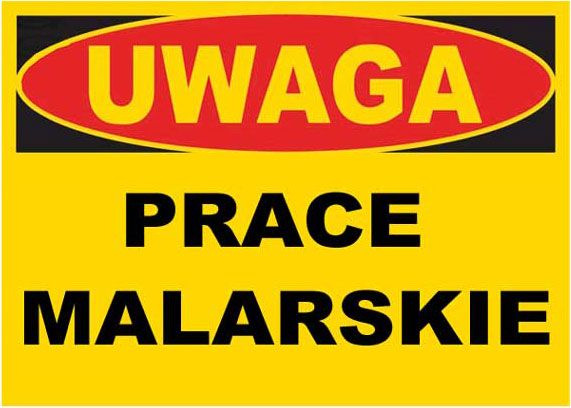 Mój dom Bto-38 - Znak Tablica Budowlana - Prace Malarskie