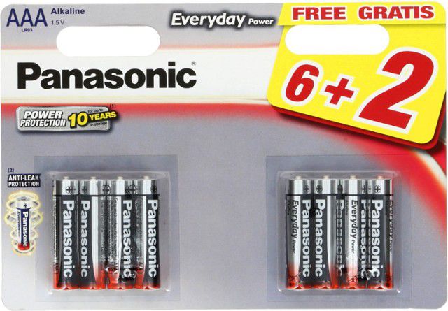 Panasonic Bateria Everyday Power AAA / R03 8 szt.