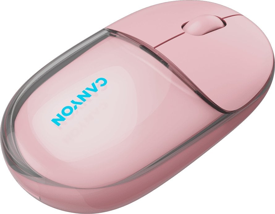 CANYON mouse OnClick 24 BT/ Wireless Transparent/Pink