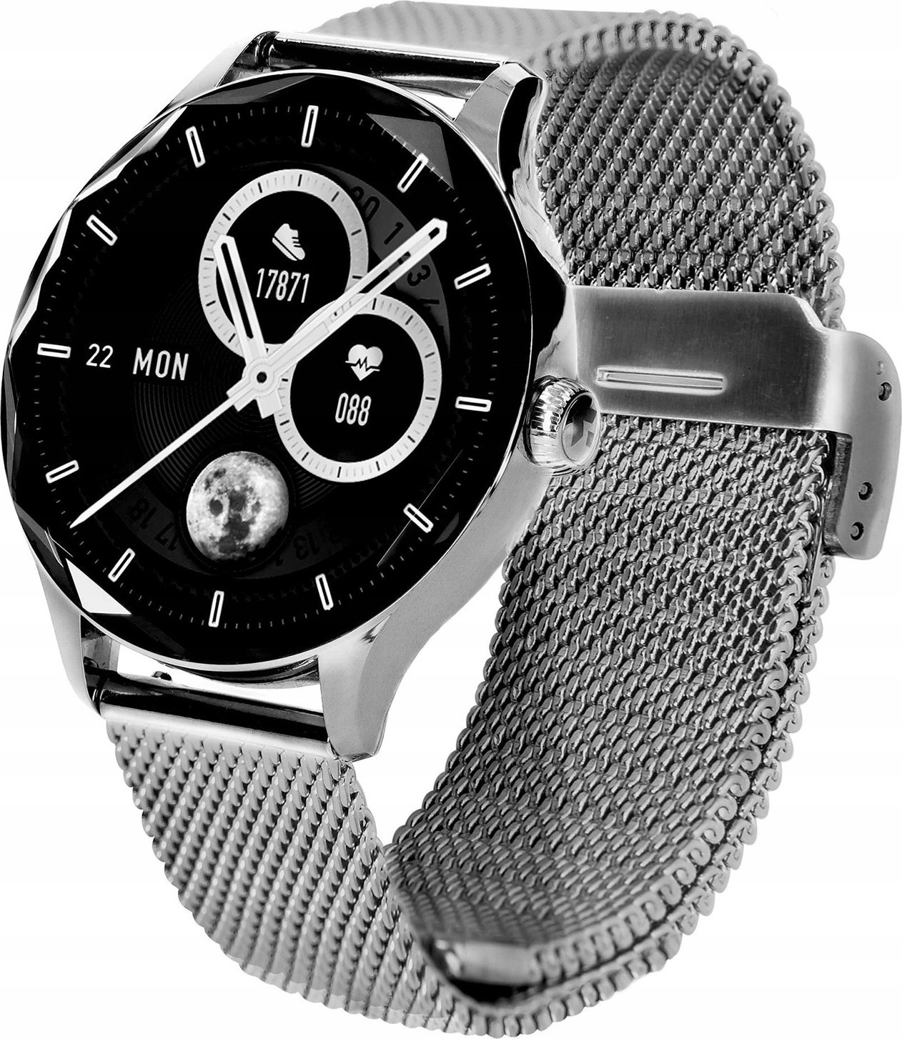 Smartwatch Garett Viva Srebrny (VIVA_SVR_STL)