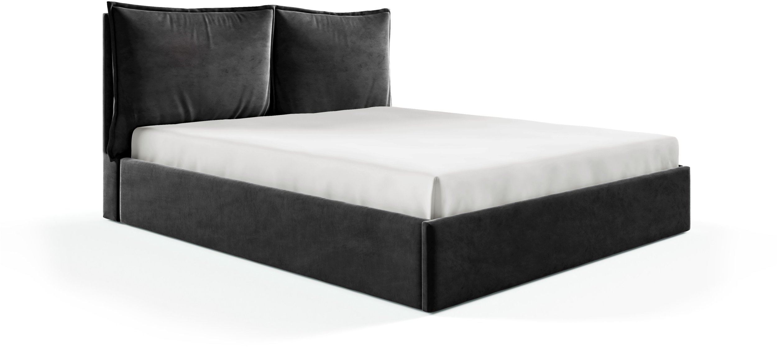 Łóżko GLAM II 120x200 drewniany stelaż PRODUCENT riviera 100