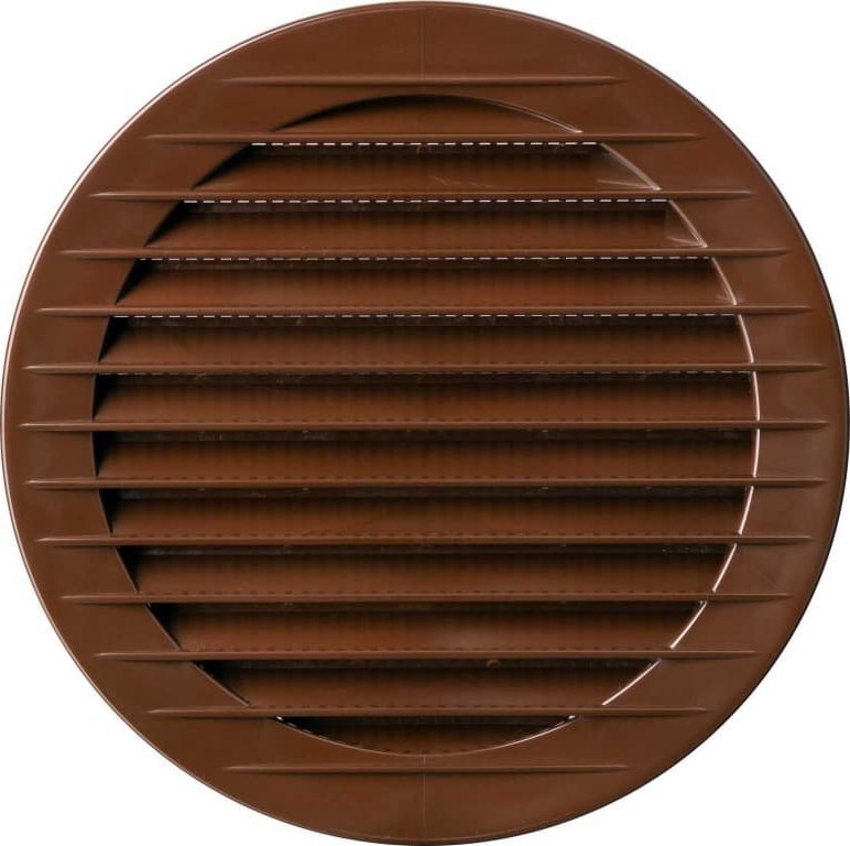 airRoxy Kratka okrągła z siatką 60 brąz /kpl 4 szt/ 02-264