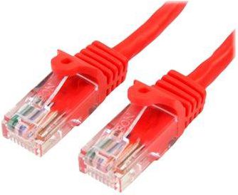 StarTech RJ-45 męski-męski 5m czerwony (45PAT5MRD)