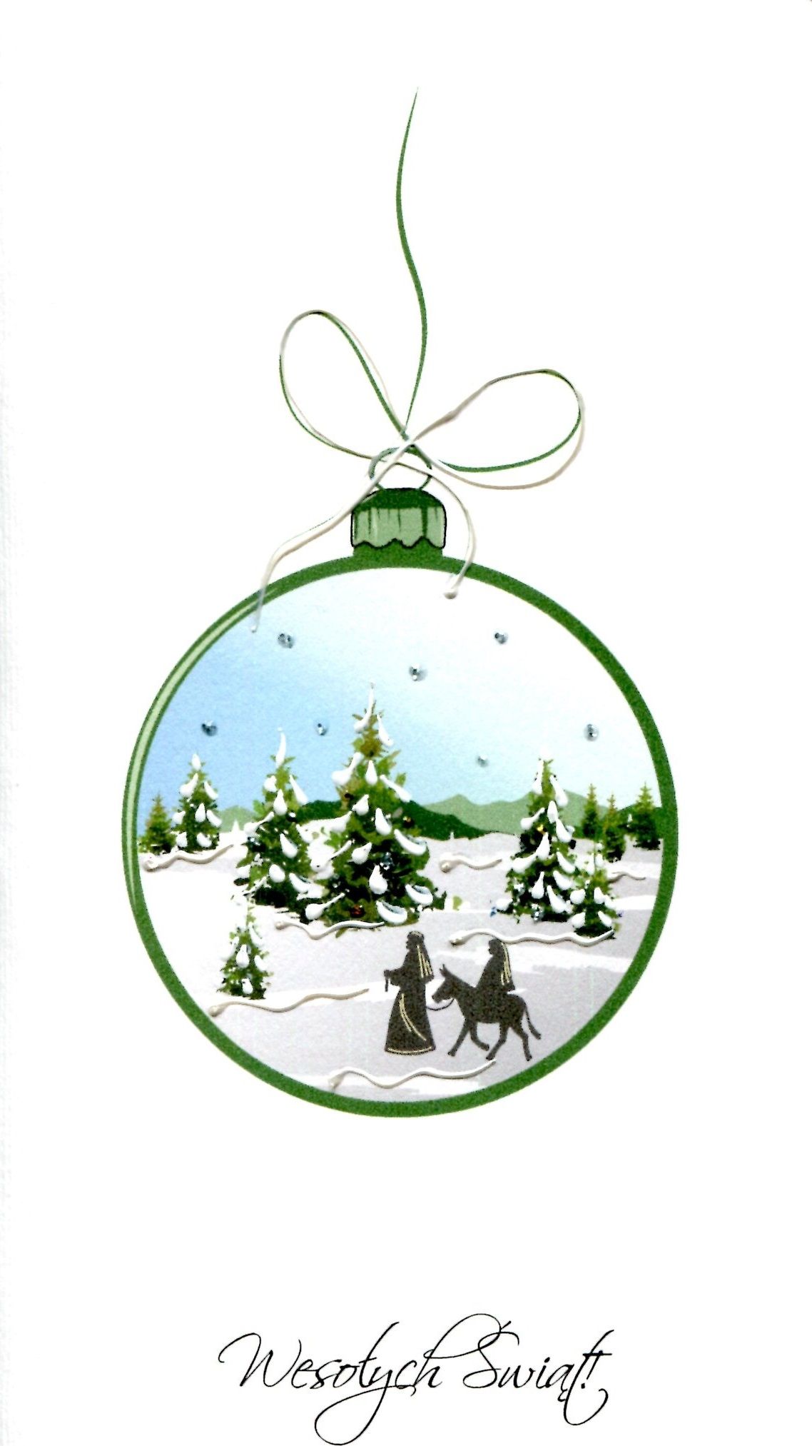 MAK Karnet Święta DL B32 - Bombka