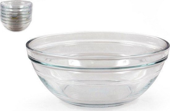 Duralex Miska do Sałatki Duralex 9109.027.20-FBArelist-MX Okrągła Układane w stosy ( 20 x 8,2 cm) ( 20,5 x 8,2 cm) (1,6 L)