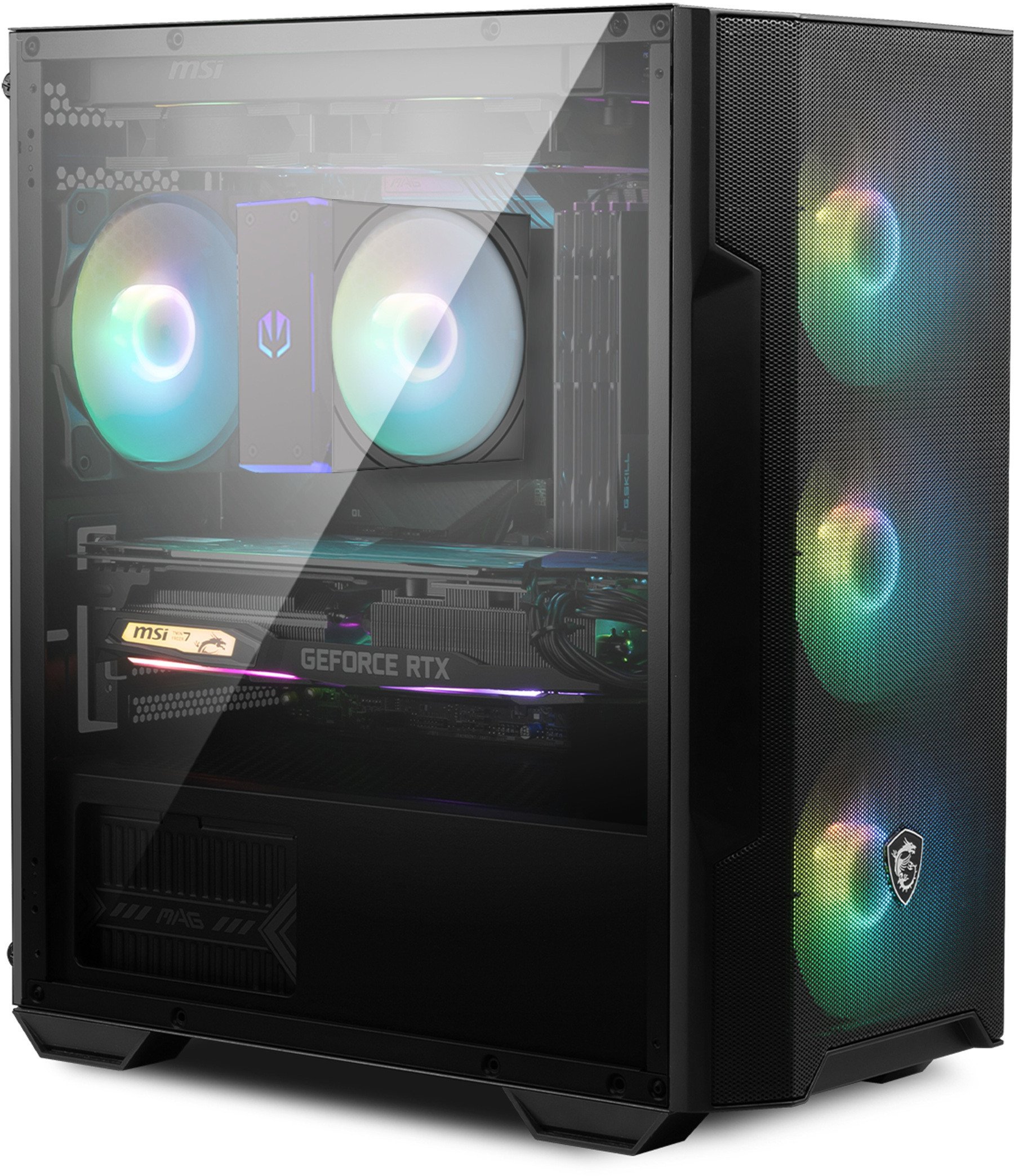 Powered by MSI Advanced Ryzen 7 5700X RTX 5060 32GB SSD 1TB WIFI6 BT5 W11 DLSS 4