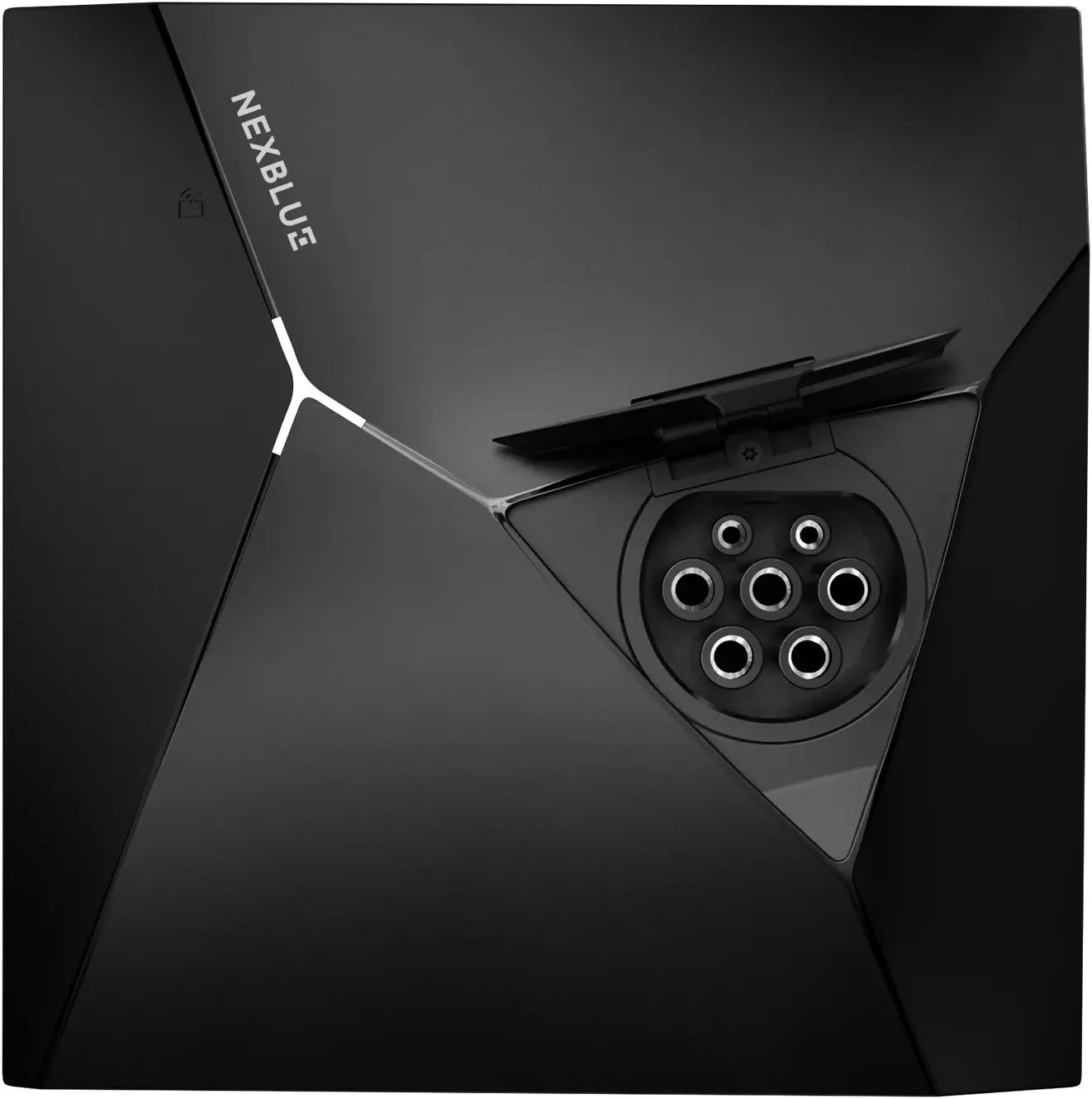NexBlue EV Chargers | Edge Max | 22 kW | Wi-Fi, Bluetooth | Space Black