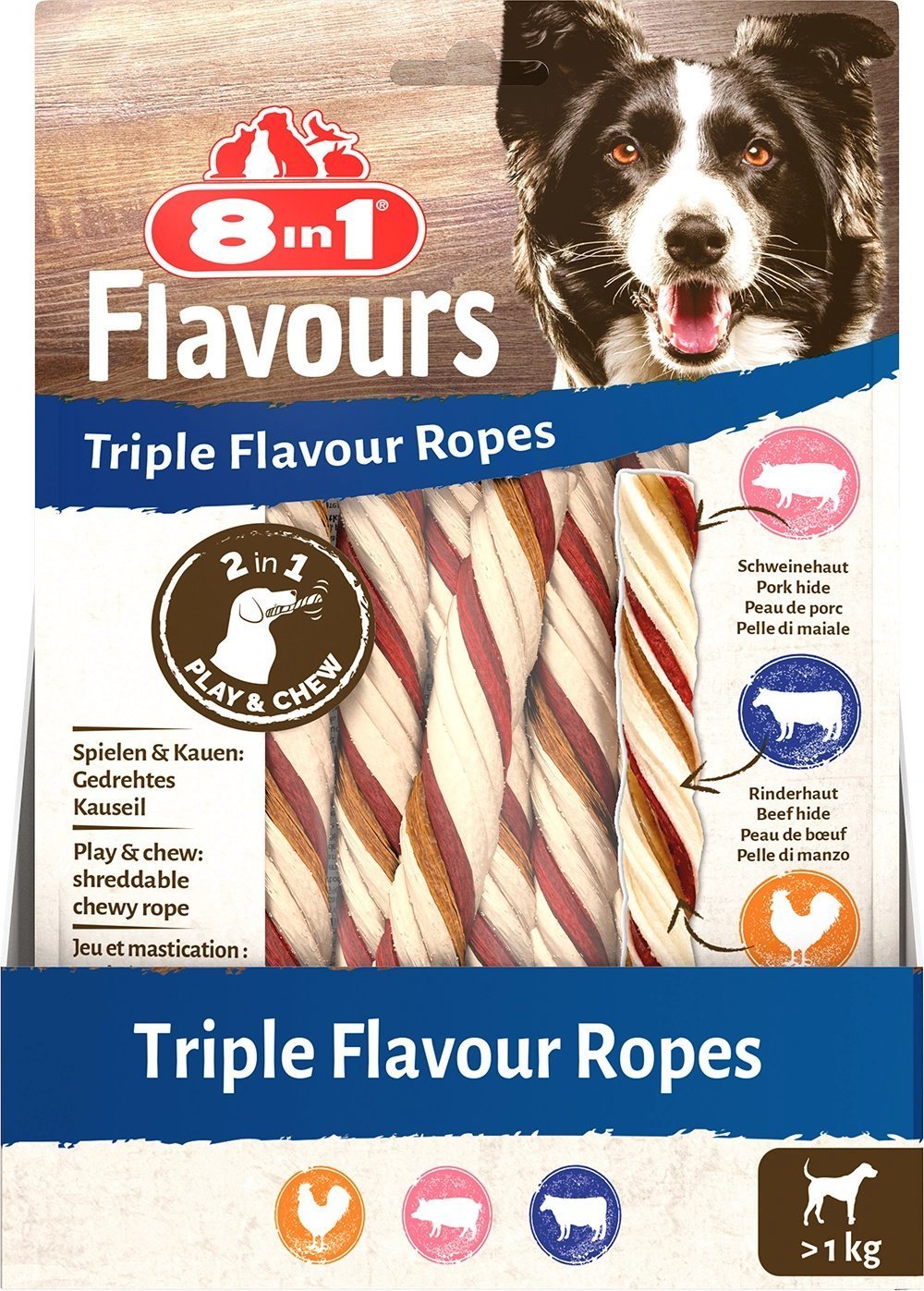8in1 8in1 FLAVOURS Triple Flavour Ropes