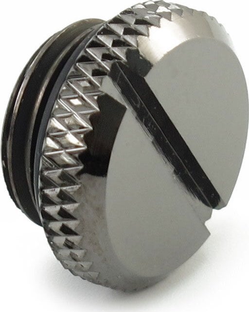 XSPC XSPC Verschlussstopfen V2 G1/4 Zoll AG - 10er Pack, schwarz chrome