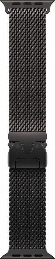 Bransoleta mediolańska z tytanu w kolorze czarnym do koperty 49 mm - rozmiar L