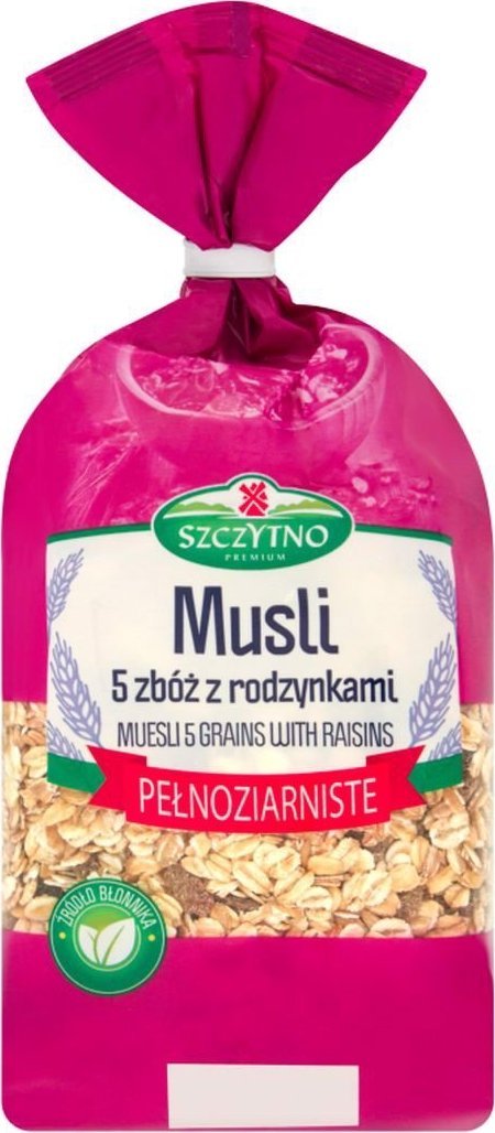 XXXXXXXX_Inny (Noname) Szczytno Premium Musli 5 zbóż z rodzynkami 400 g