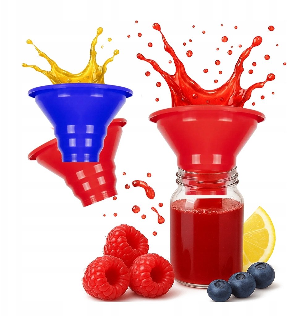 MAŁY LEJEK DO SŁOIKÓW PRZETWORY WINO NALEWKA ALKOHOL SOKI SYROP