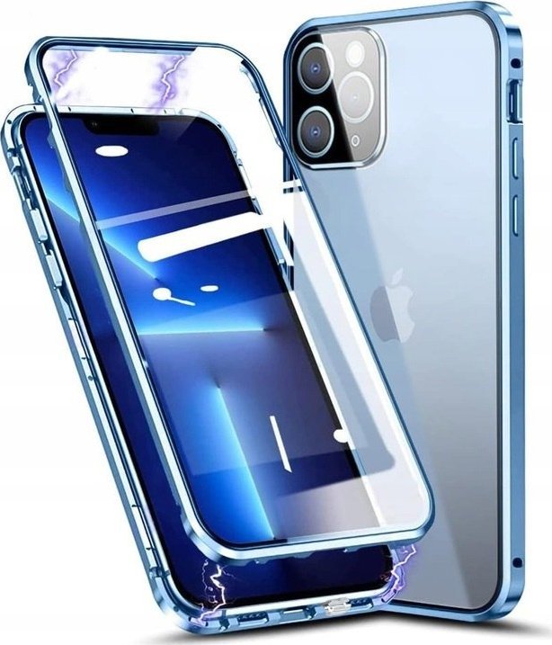 Braders Etui Magnetyczne 360 do iPhone 13 Pro Max Niebieski
