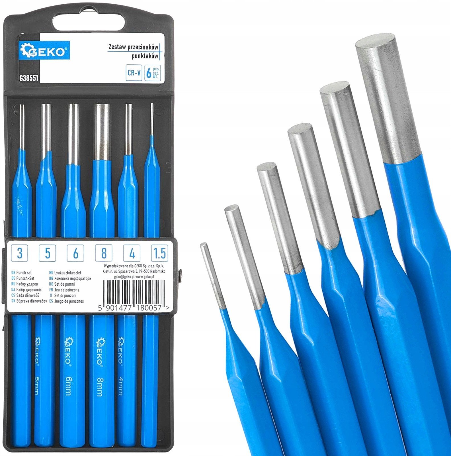 Zestaw wybijaków 6el. CR-V (50)