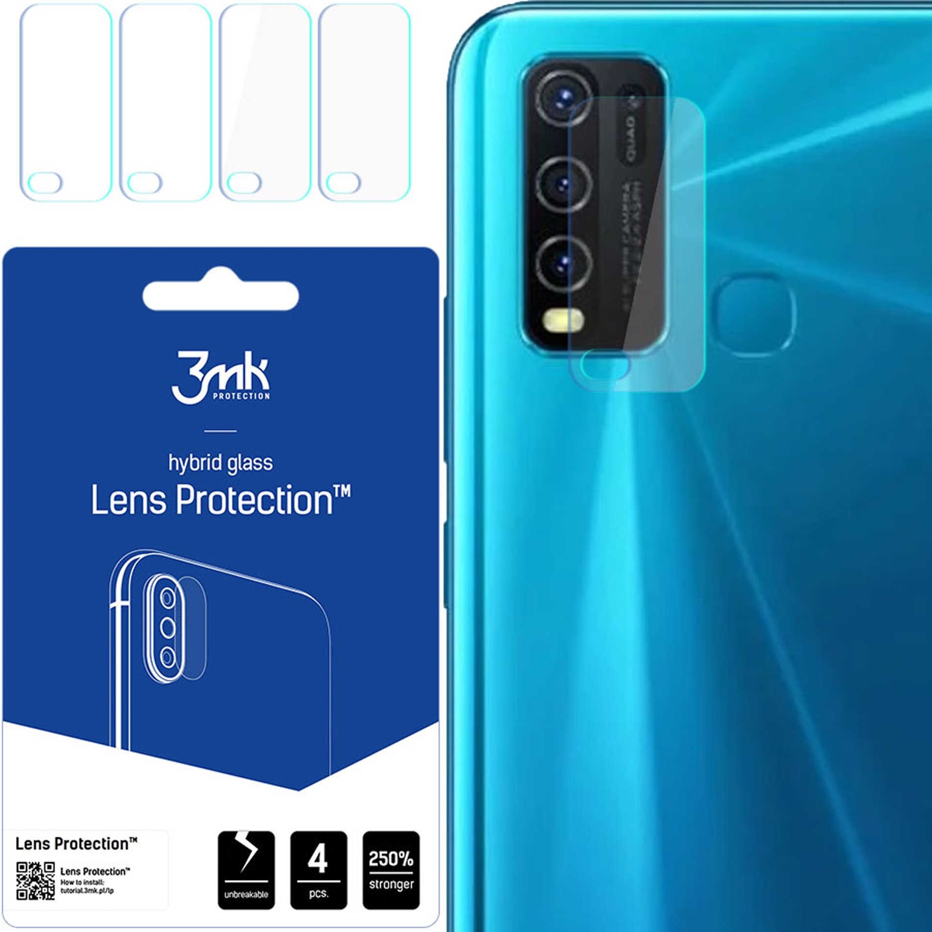 VIVO Y30 4G - 3MK LENS PROTECTION